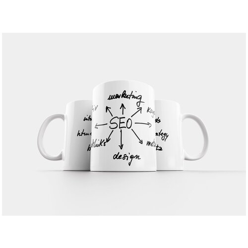 фото Кружка "поисковая оптимизация, seo, маркетинг" 320 мл lotsprints