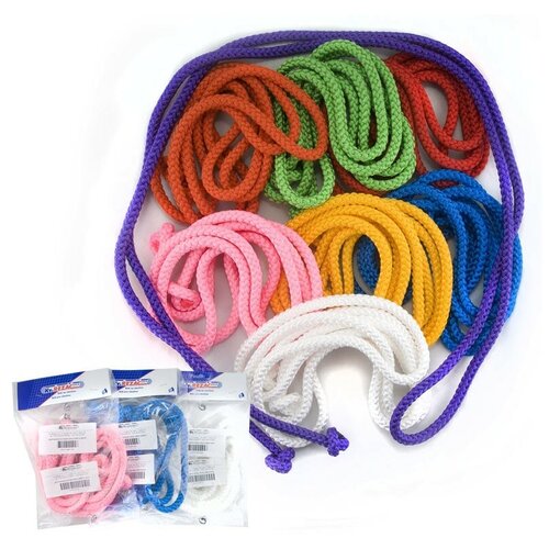 Скакалка гимн KV REZAC 06975258 дл 28м 10 мм ПП мультиколор 930₽