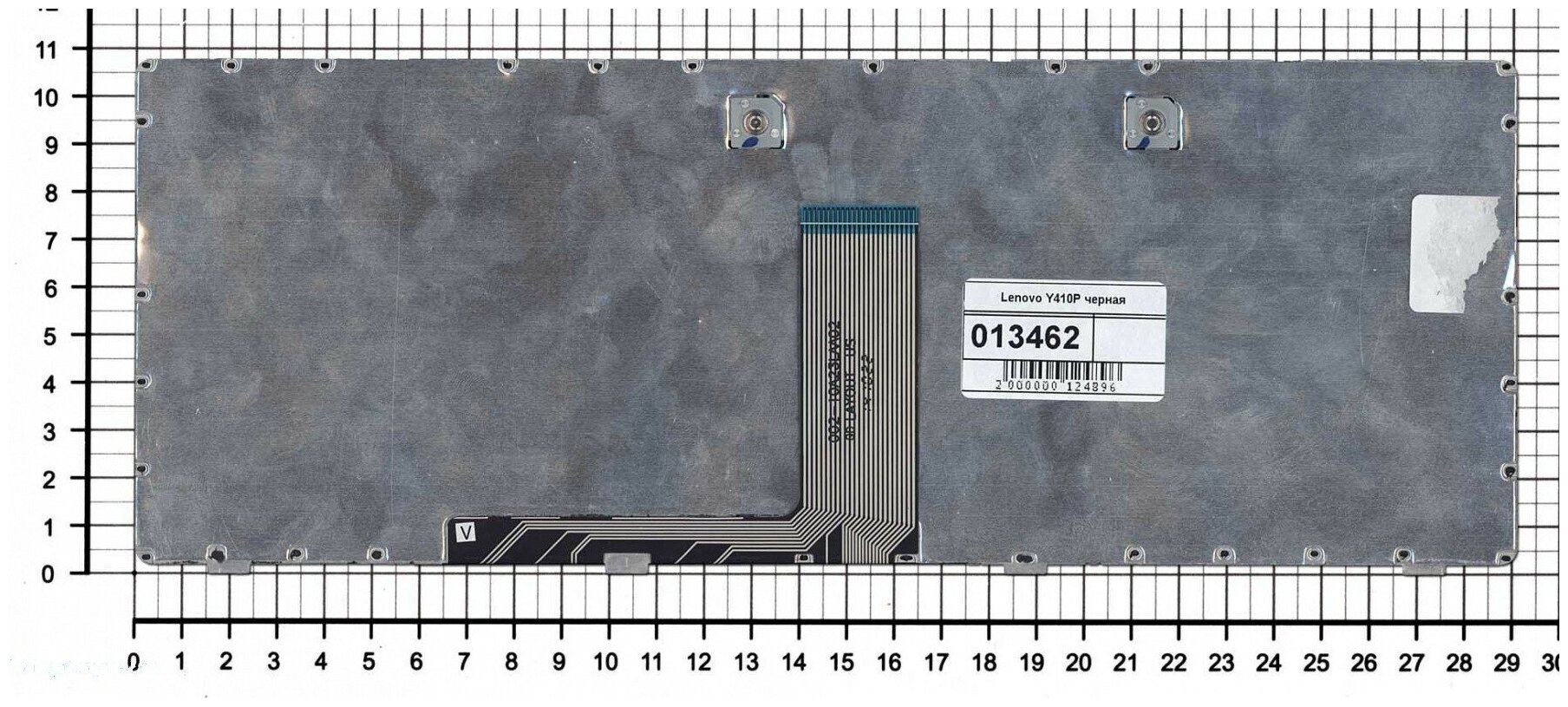 Клавиатура для ноутбука Lenovo V-133020BS1-US черная с рамкой