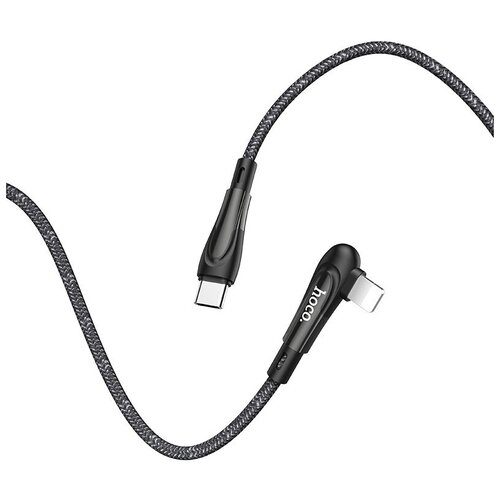 USB Hoco U84 Rally PD fast charging (L=1м) черный кабель быстрой зарядки 3a 1 2 метра 3 в 1 lightning camlt microusbt usb type c