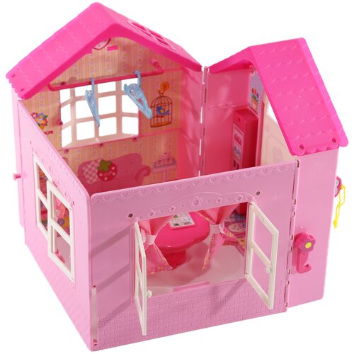 512609 Модульный дом для куклы Мелл. KAWAII MELL подарочный набор хозяюшка 4 в 1 кукла мелл пылесос холодильник микроволновка прачечная