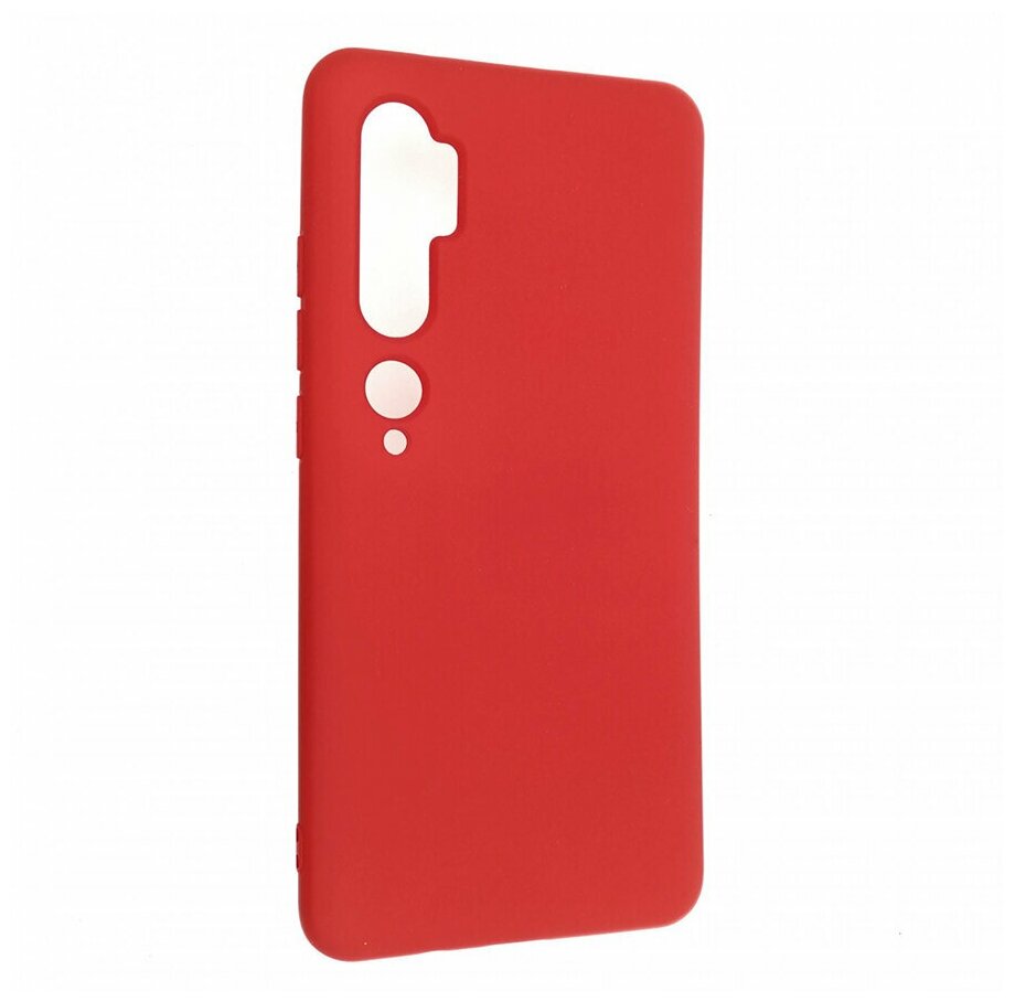 Чехол на Xiaomi Mi Note 10 Derbi Slim Silicone-3 красный