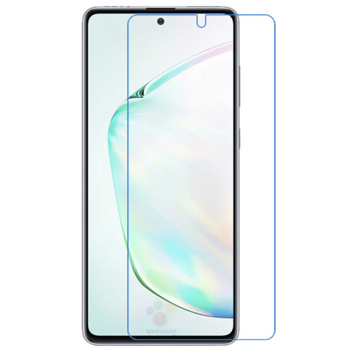 Защитная пленка MyPads (только на плоскую поверхность экрана, НЕ закругленная) для телефона Samsung Galaxy Note 10 Lite / Note10 Lite SM-N770F гл.
