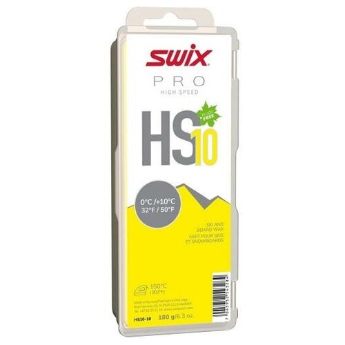 фото Мазь скольжения парафин swix hs10-18 yellow, (+10-0 c), 180 g (без крышки)