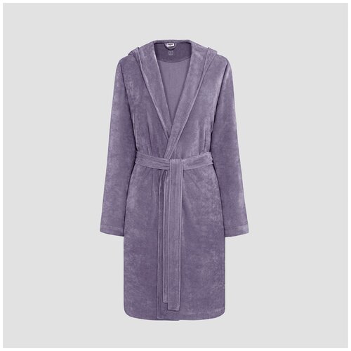 фото Халат togas удлиненный, размер 42, фиолетовый