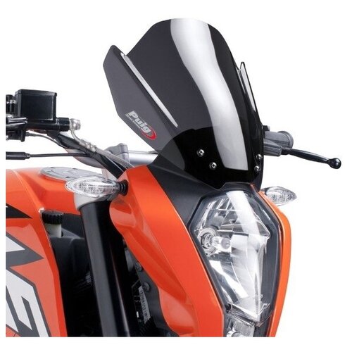 Стекло ветровое KTM 390 DUKE 2013-2016 , темно-тонированное PUIG