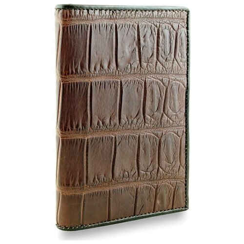 Стильная обложка на паспорт из крокодиловой кожи