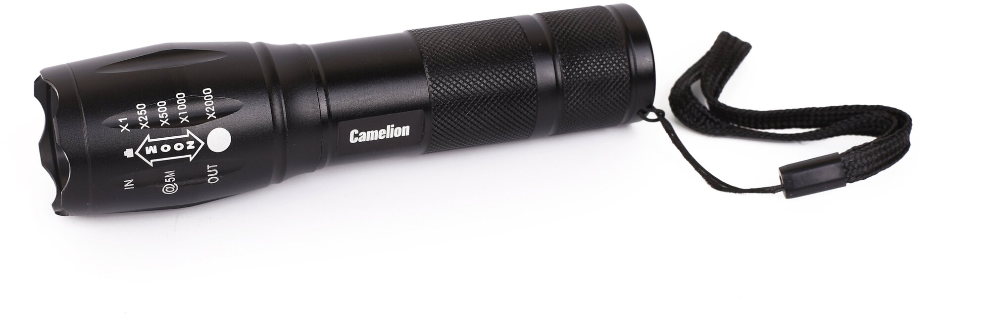Фонарь ручной светодиодный электрический алюминиевый Camelion LED51530, чёрный