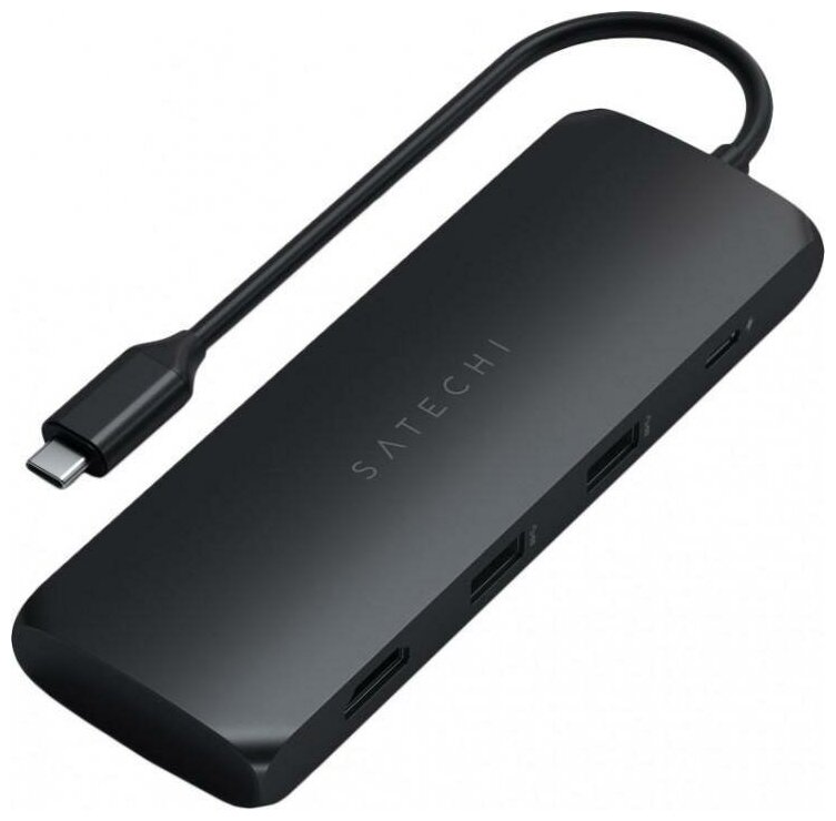 Хаб Satechi USB-C Hybrid Multiport Adapter ST-UCHSEK (Black)