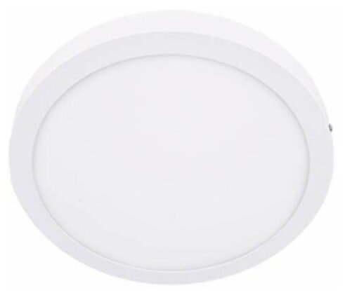 Светильник даунлайт накладной круг белый LED Ecola downlight 24W 220V 4200K 300x32