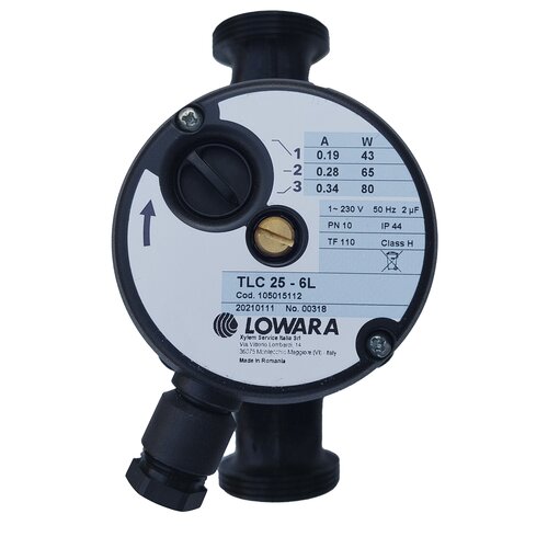 фото Циркуляционный насос lowara tlc 25-6l 180мм водяной для отопления, вентиляции и кондиционирования