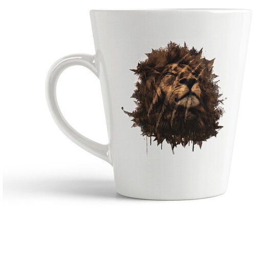 фото Кружка-латте coolpodarok лев полоса от когтей