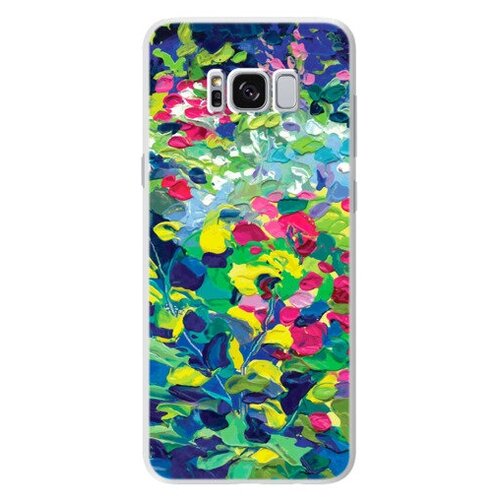 фото Чехол art для samsung galaxy s8, art_листья, deppa 103715