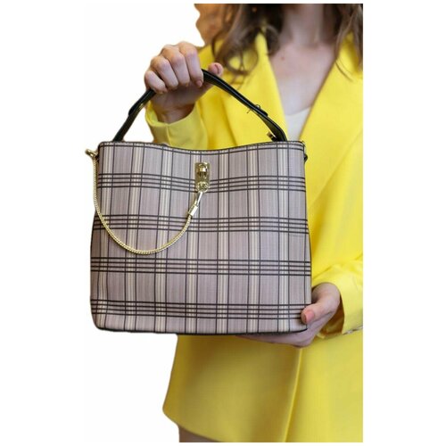 фото Сумка женская stylesum 6 r 66350 бежевый (khaki) / сумка женская через плечо / шоппер / женские сумки