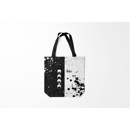 фото Сумка-шоппер / 40х40 см / рок / the beatles битлз z burnettie