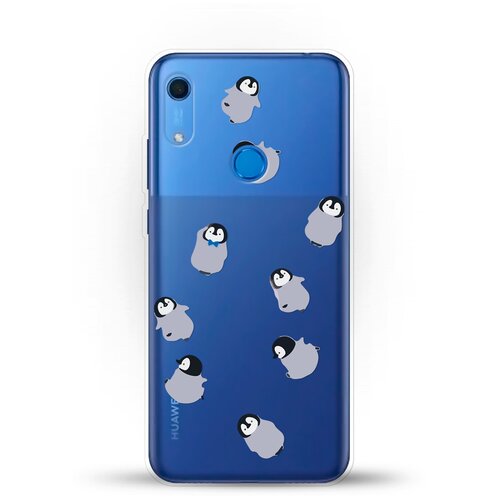 Силиконовый чехол Несколько пингвинов на Huawei Y6s