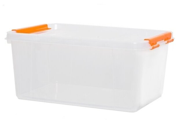 Ящик Профи, 41х29,5х18,3 см, 15 л, для бытовых нужд, пластик, с крышкой - фотография № 2