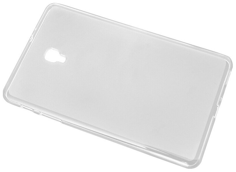 Чехол панель-накладка MyPads для Samsung Galaxy Tab A 9.7 SM-T555/ T550 ультра-тонкая полимерная из мягкого качественного силикона белая