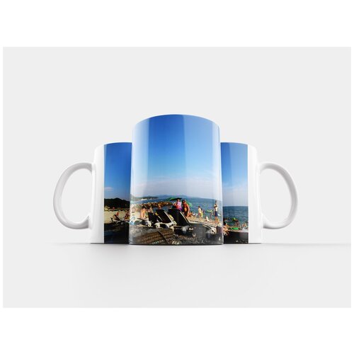 фото Кружка "пляж, море, россия" 320 мл lotsprints