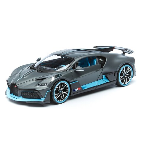 Легковой автомобиль Bburago Bugatti Divo 18-11045 1:18, 25 см, темно-серый машинка металлическая 1 18 bugatti divo 18 11045