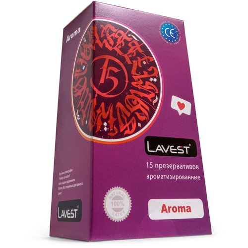 Презервативы LAVEST Aroma, 15 шт.