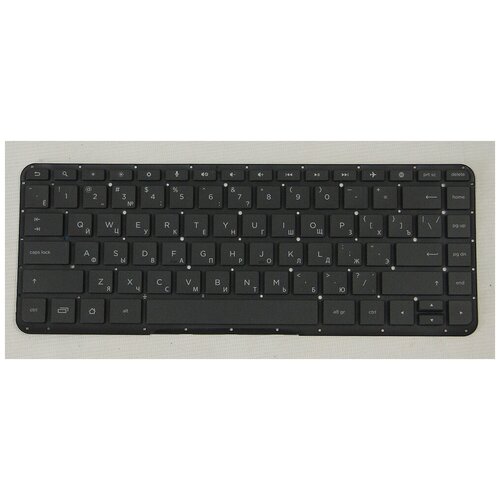 Клавиатура для ноутбука HP Slatebook 14-p000 14-p010n черная без рамки pn 759930-001 1152₽
