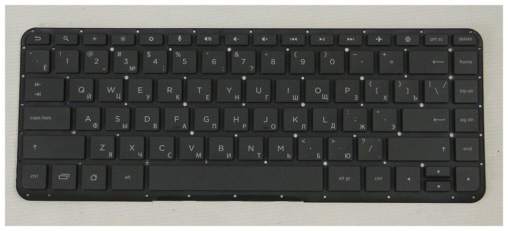 Клавиатура для ноутбука HP Slatebook 14-p000 14-p010n черная без рамки pn 759930-001 1152₽