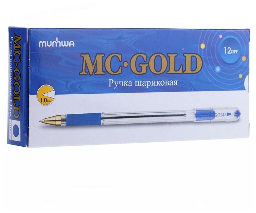 Ручка шариковая "MC Gold", синяя, 1 мм — купить в интернет-магазине по ...
