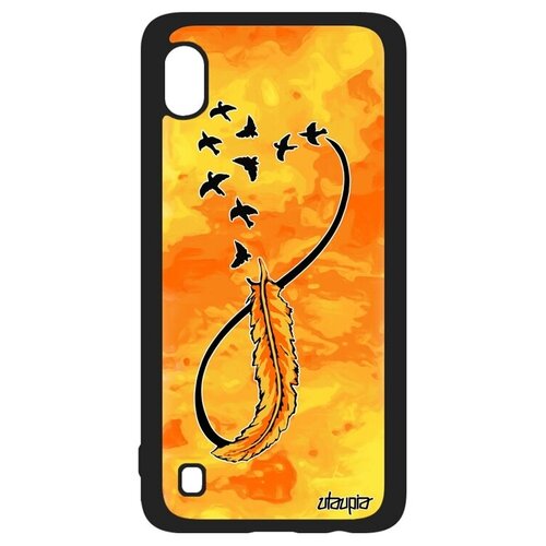 фото Чехол на мобильный // samsung galaxy a10 // "бесконечность" infinite стиль, utaupia, желтый