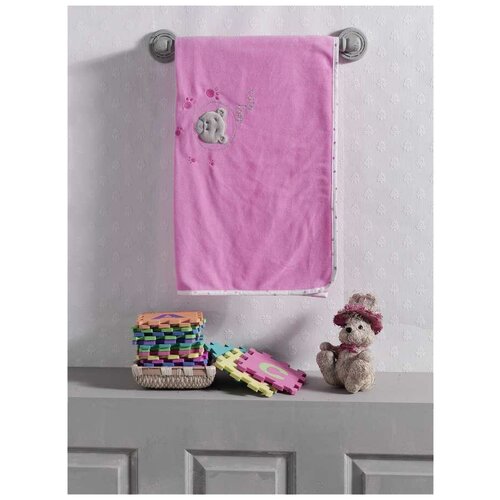 Плед флисовый Kidboo Cute Bear, цвет розовый, 80x120 см, арт. KIDB