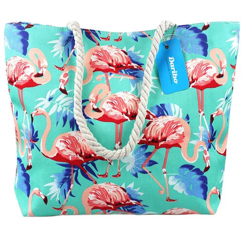 Пляжная сумка Daribo Sunbag Flamingo Turquoise DA32026
