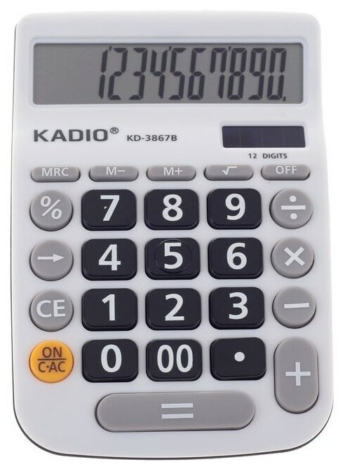 Калькулятор настольный 12 - разрядный 3867B двойное питание