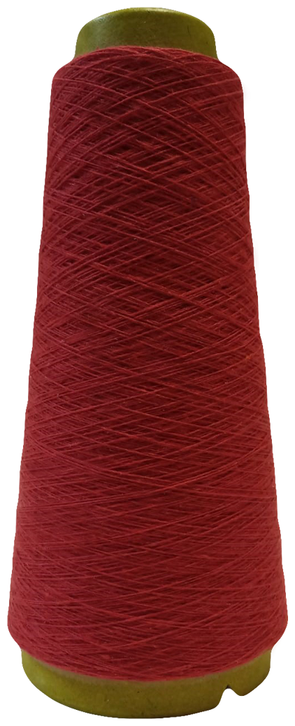 Вязальная нить 1/9, цвет красный, 75% хлопок, 25% polyester, Турция - 100 грамм