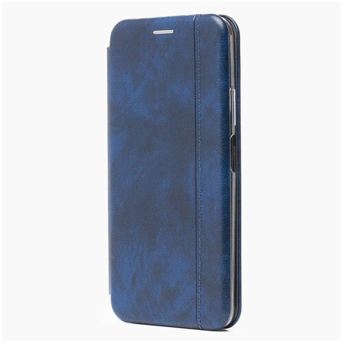 фото Чехол-книжка для huawei nova 6 (синяя) (002) без бренда