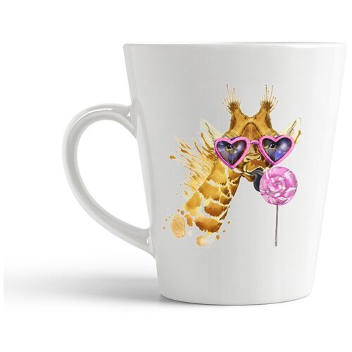 фото Кружка-латте coolpodarok "краски. жираф с леденцом"