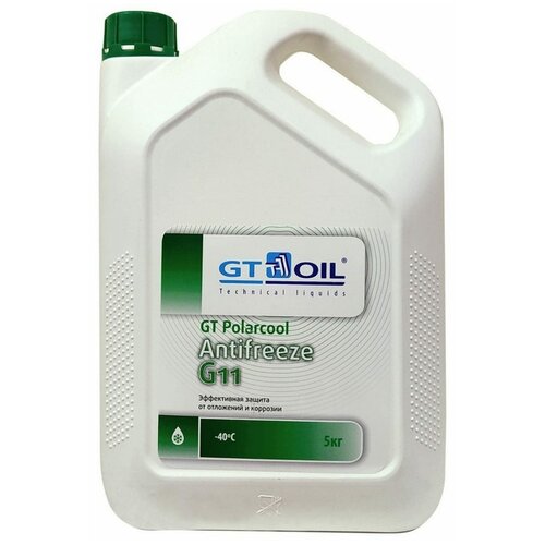 Антифриз GT OIL Polarcool G11 зеленый, 5 кг