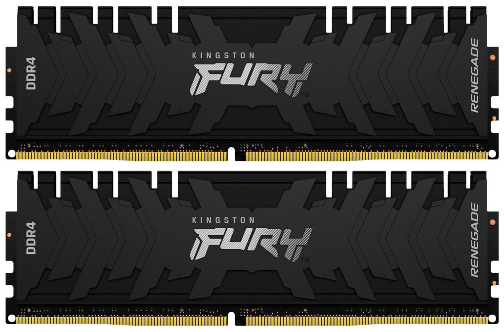 Модуль памяти DIMM 16Gb 2х8Gb DDR4 PC36800 4600MHz Kingston Fury Renegade Black (KF446C19RBK2/16)