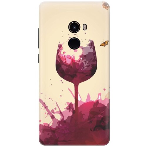 фото Re:pa накладка transparent для xiaomi mi mix 2 с принтом "летнее вино"