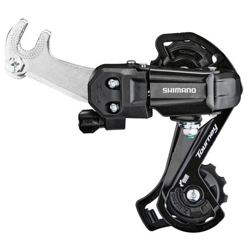 Переключатель задний Shimano Tourney TY200 GS 6/7ск крепление на ось черный ERDTY200GSLB