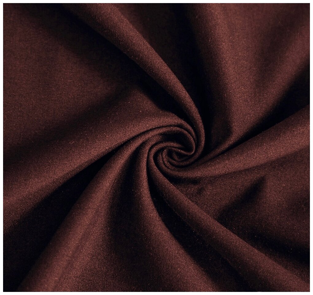 Комплект постельного белья Grazia-Textile 1,5 спальный коричневый, Сатин, наволочки 70x70 2 шт. - фотография № 6