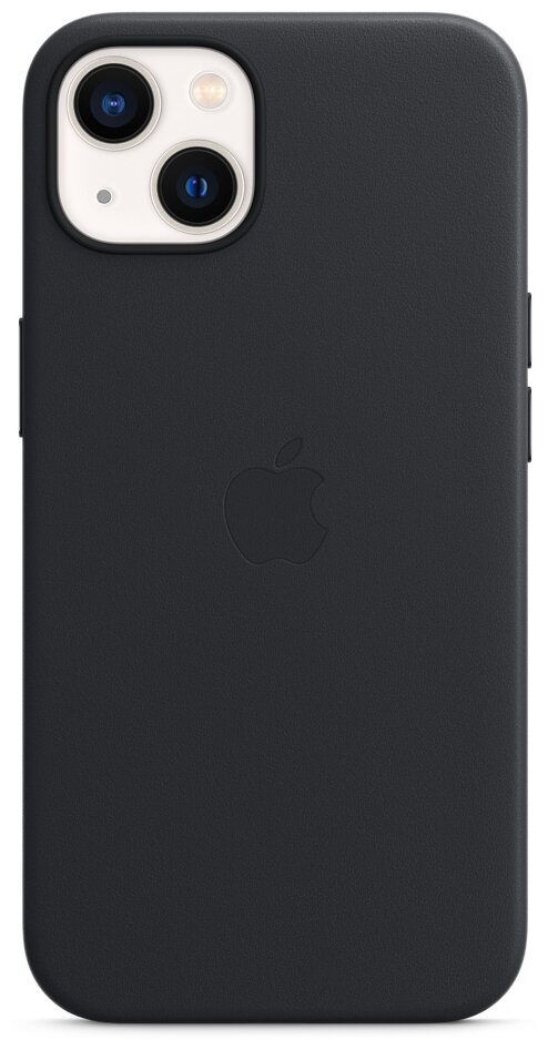 Накладка Apple Leather Case MagSafe для iPhone 13 MM183ZE/A чёрная