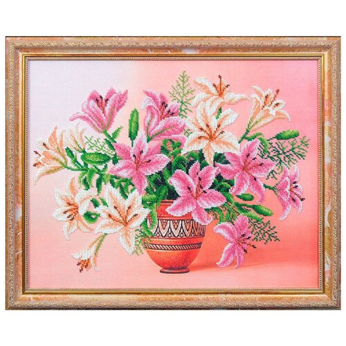 Набор для вышивания бисером магия канвы арт.Б136 Очарование 41х32,5 см