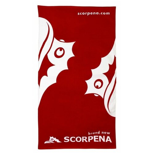 SCORPENA Пляжное покрывало Scorpena, красное, 80х150