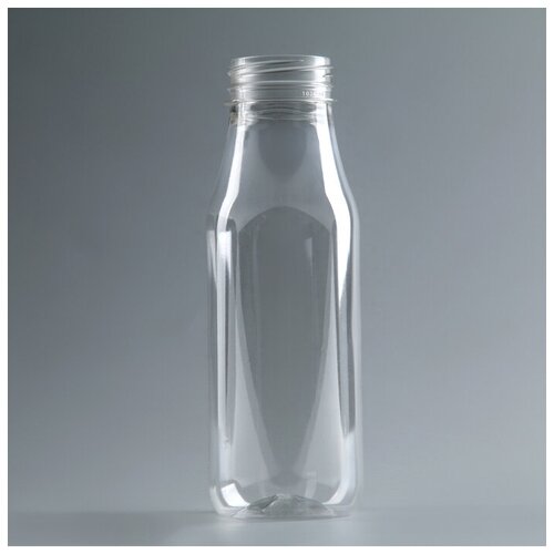 Бутылка одноразовая молочная «Универсал», 300 мл, с широким горлышком 0,38 мм, цвет прозрачный (100шт.)