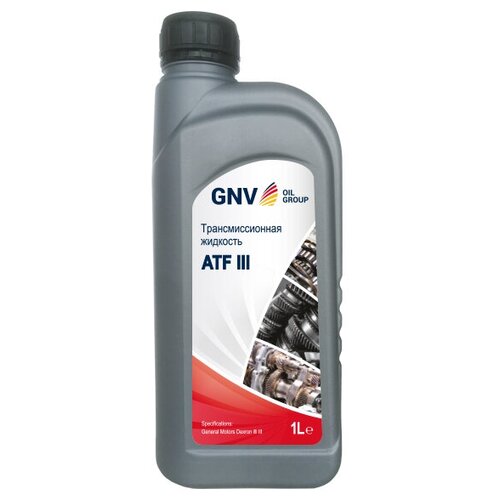 Жидкость трансмиссионная GNV ATF III (кан. 1 л)