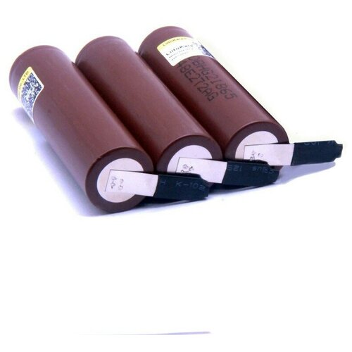 фото Аккумулятор liitokala hg2 18650 li-ion 3.7в 3000mah незащищенный с выводами 3 шт