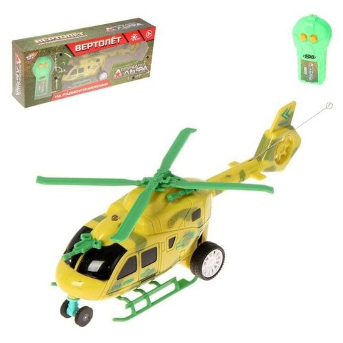 фото Вертолет радиоуправляемый woow toys "штурм в небе", свет, работает от батареек