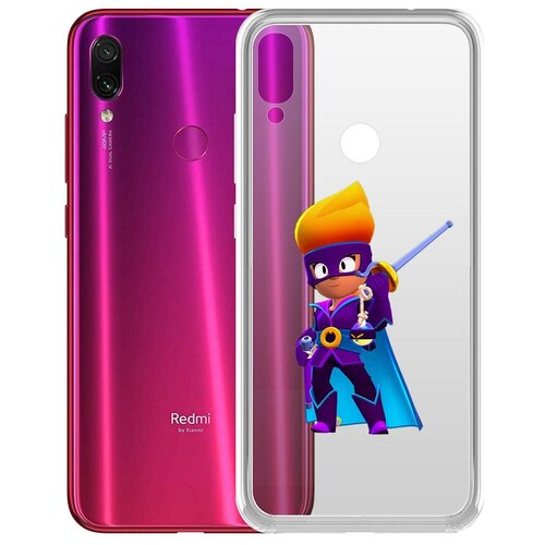 фото Чехол-накладка clear case brawl stars-амбер де ла вега для xiaomi redmi note 7 krutoff group