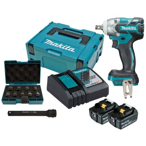 Makita DTW285RTJX шуруповёрт Черный Синий 3500 2600 5290000₽