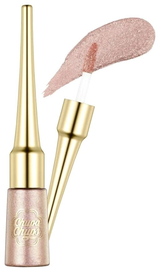 Жидкие блестки Chupa Chups для глаз в оттенке "Rose Gold"